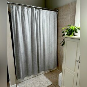 Grey Shower curtain